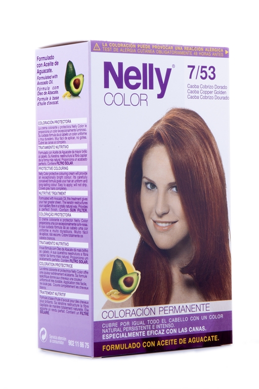 [10035] SET TINTE NELLY 7/53 COBRIZO DORADO