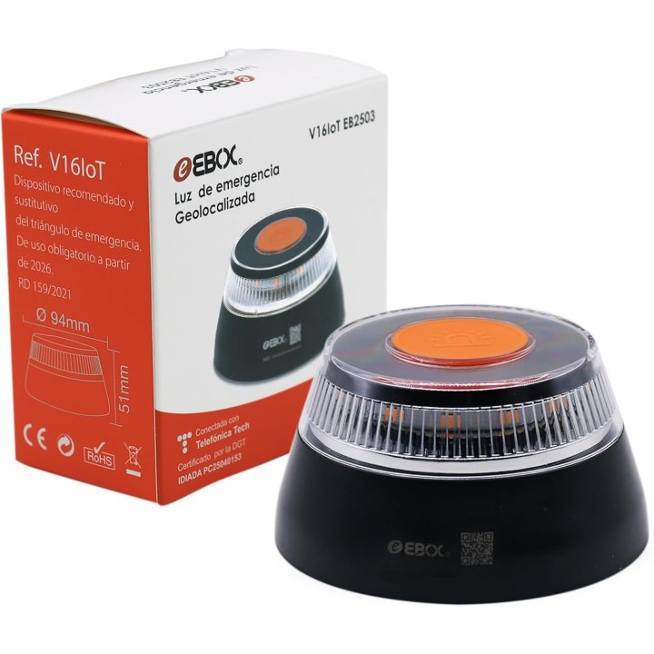[10049] Ebox Luz De Emergencia Homologada Geolocalizada V16iot Eb-2503