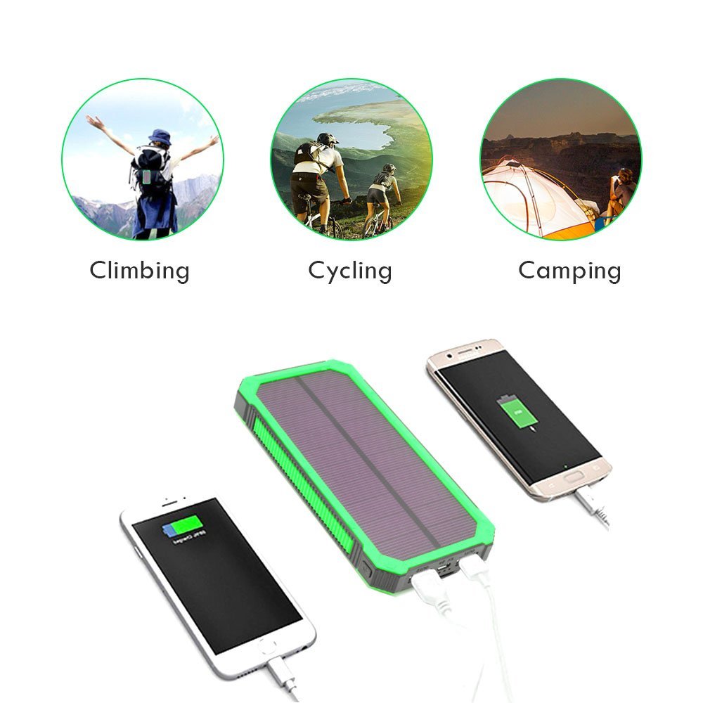 [10069] Cargador Solar portáti -  Backup Power Bank